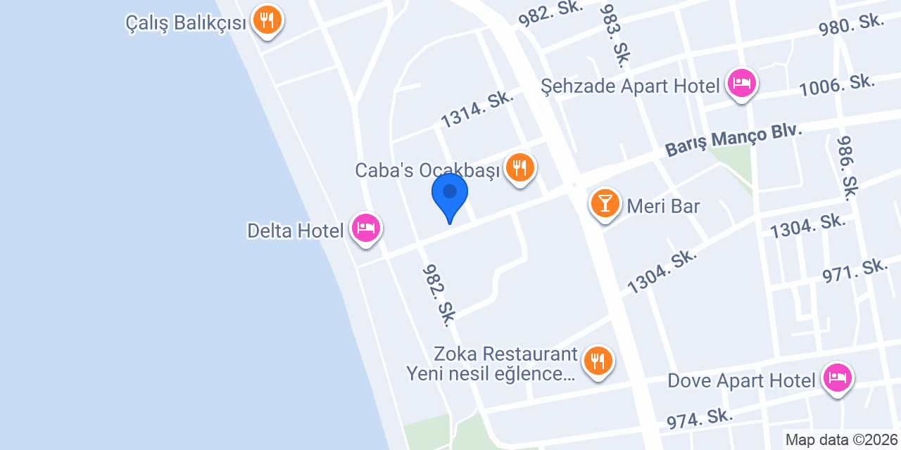 Ege Rent a Car konumu