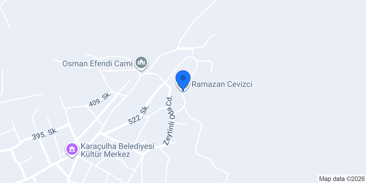 Ramazan Cevizci konumu
