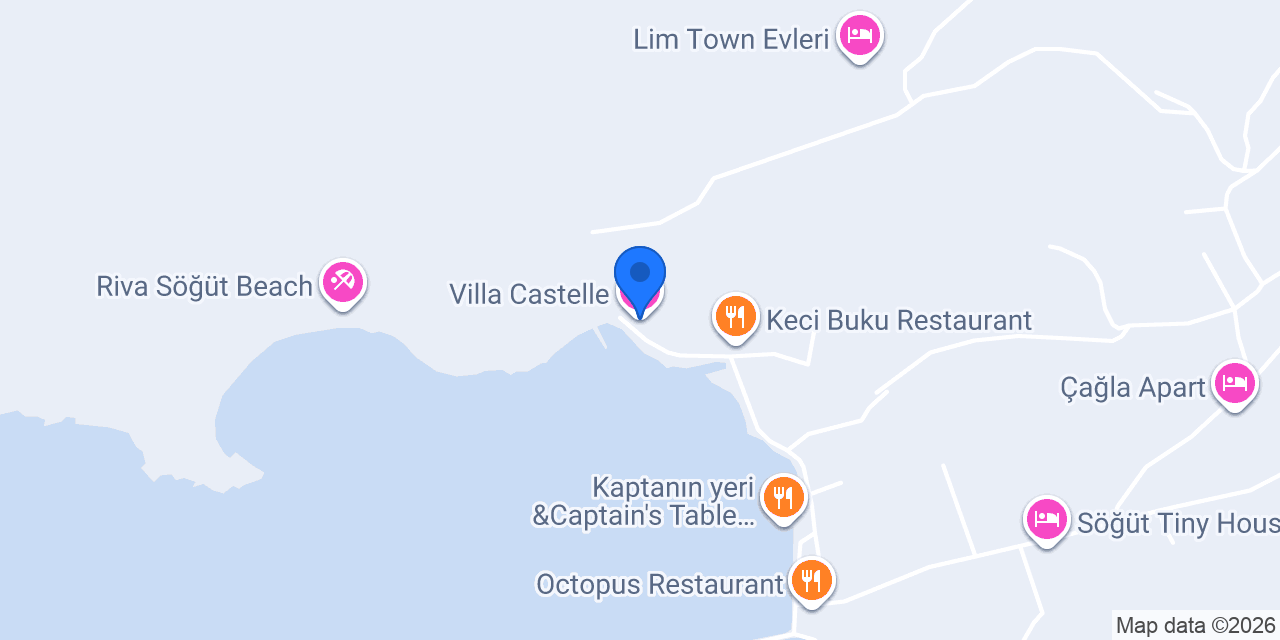 Villa Castelle konumu