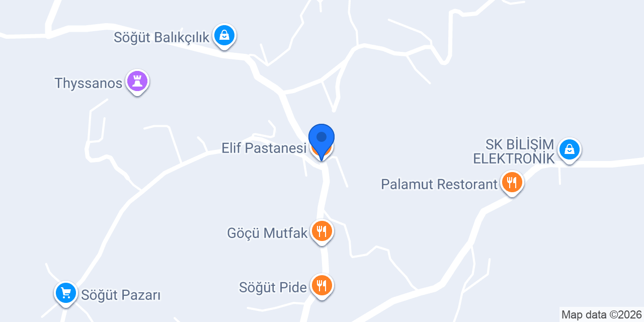 Elif Pastanesi konumu