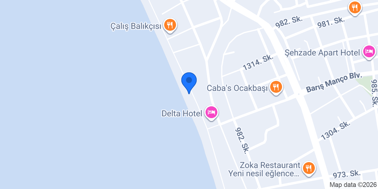 Çalış Eftalya Restaurant konumu