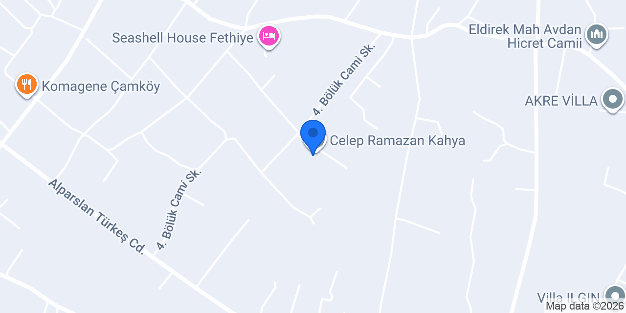 Celep Ramazan Kahya konumu