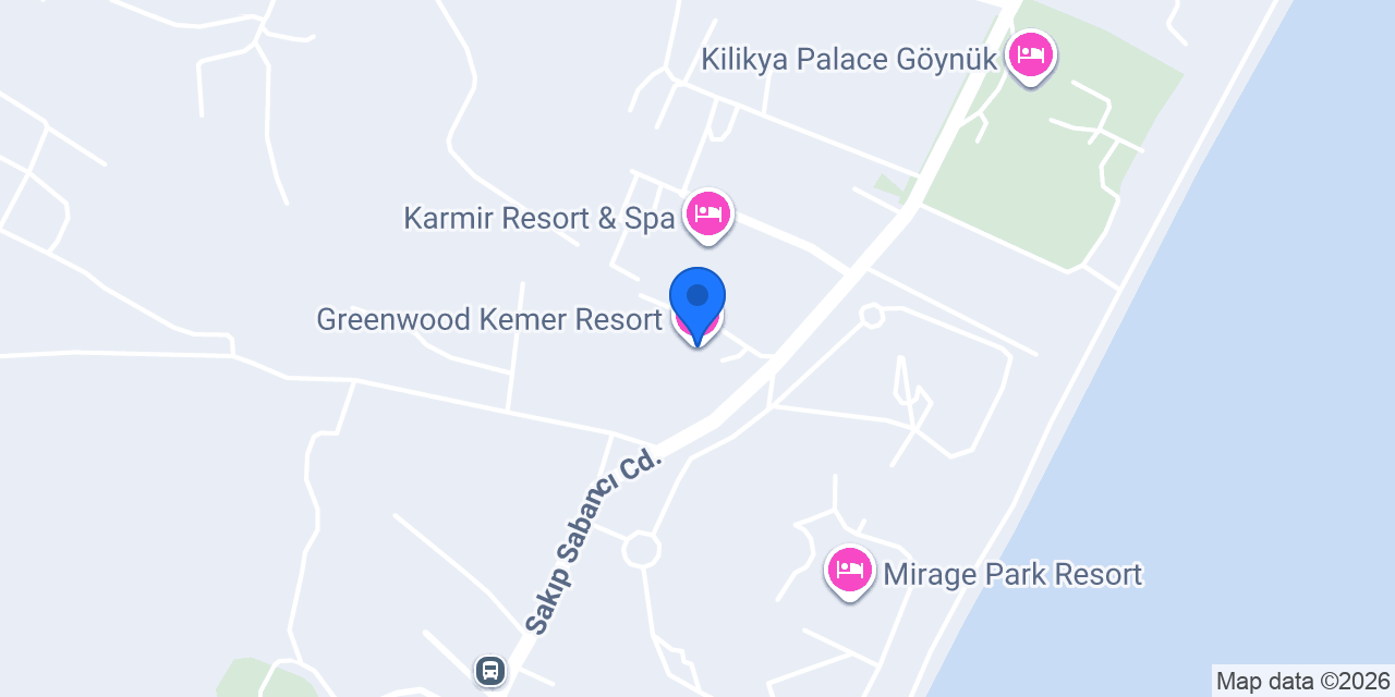 Greenwood Kemer Resort konumu