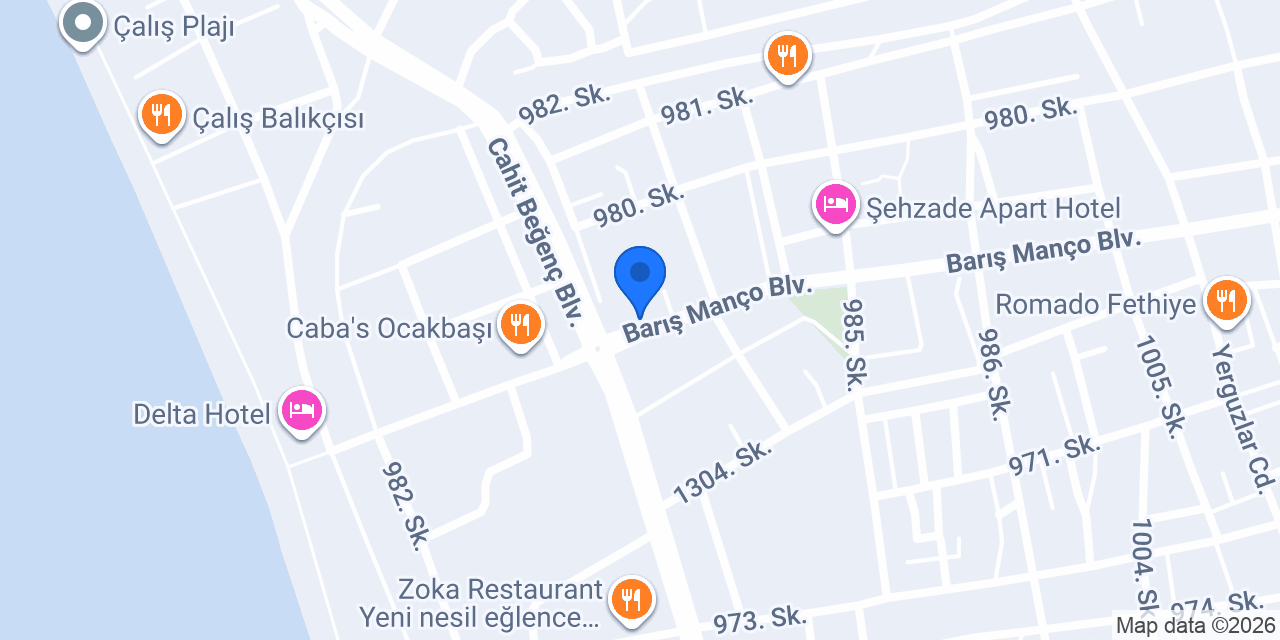 Çalış Eczanesi konumu
