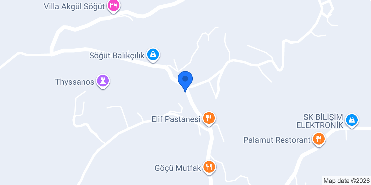 Söğüt Emlak konumu