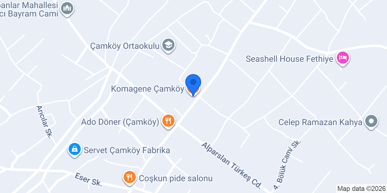 Komagene Çamköy konumu