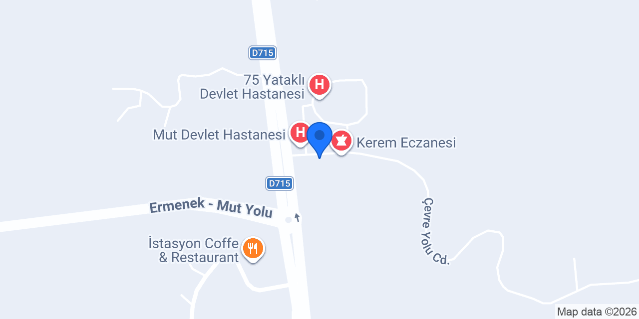 Mut Eczanesi konumu
