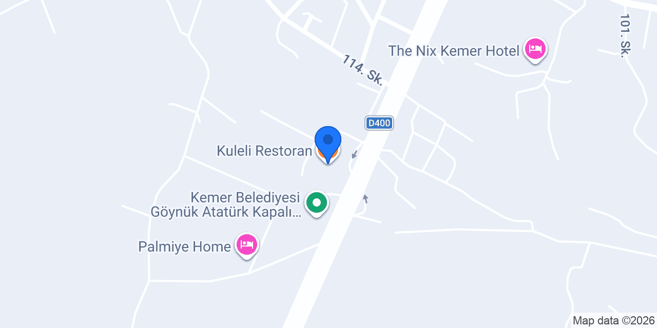 Kuleli Restoran konumu
