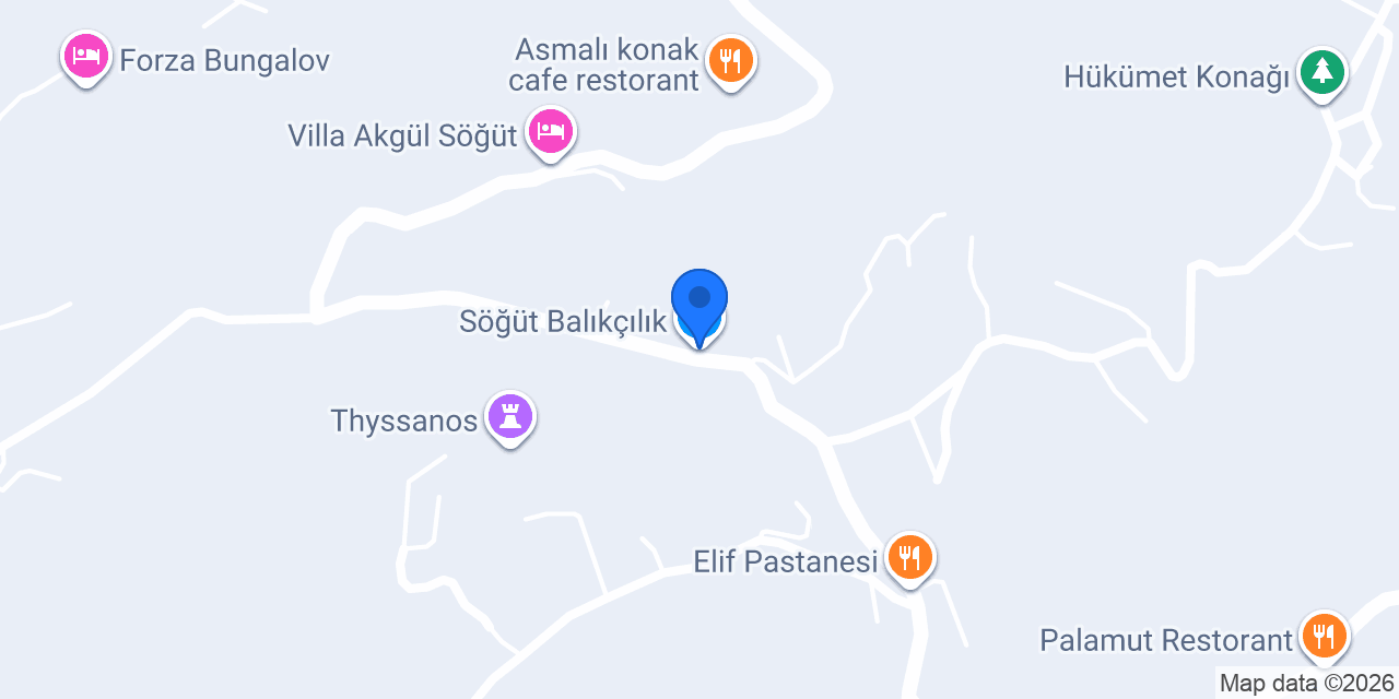 Söğüt Balıkçılık konumu