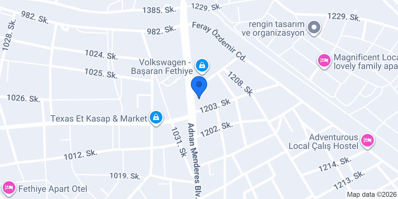 FETHİYE TORQEX RENTAL konumu