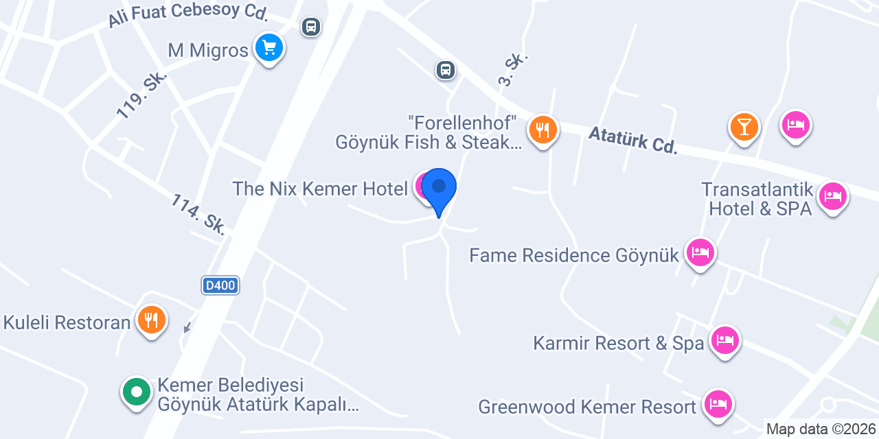 Omorfi Garden Resort Hotel konumu
