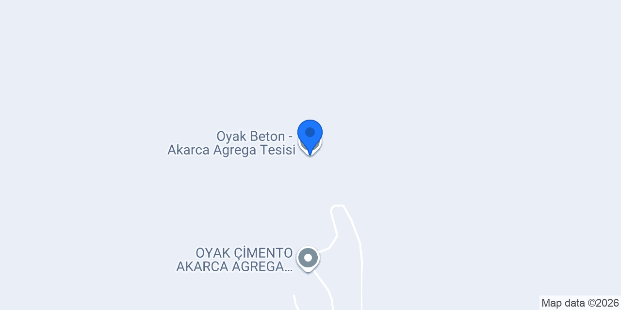 Oyak Beton - Akarca Agrega Tesisi konumu