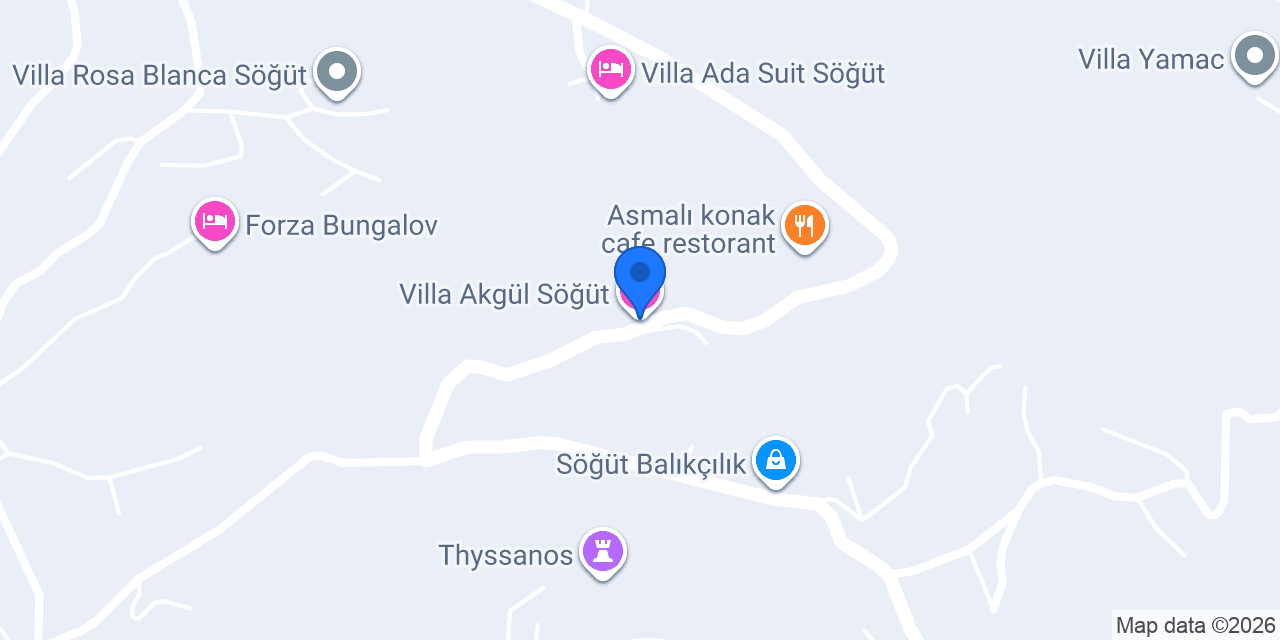 Villa Akgül Söğüt konumu