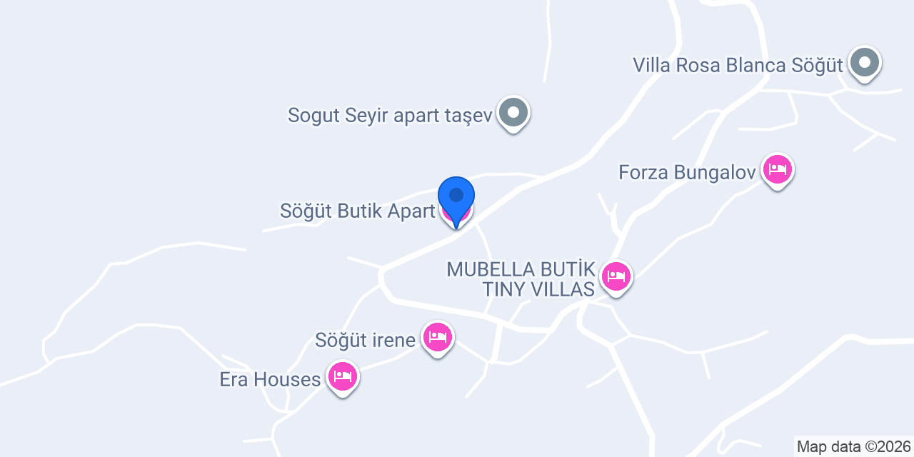 Söğüt Butik Apart konumu