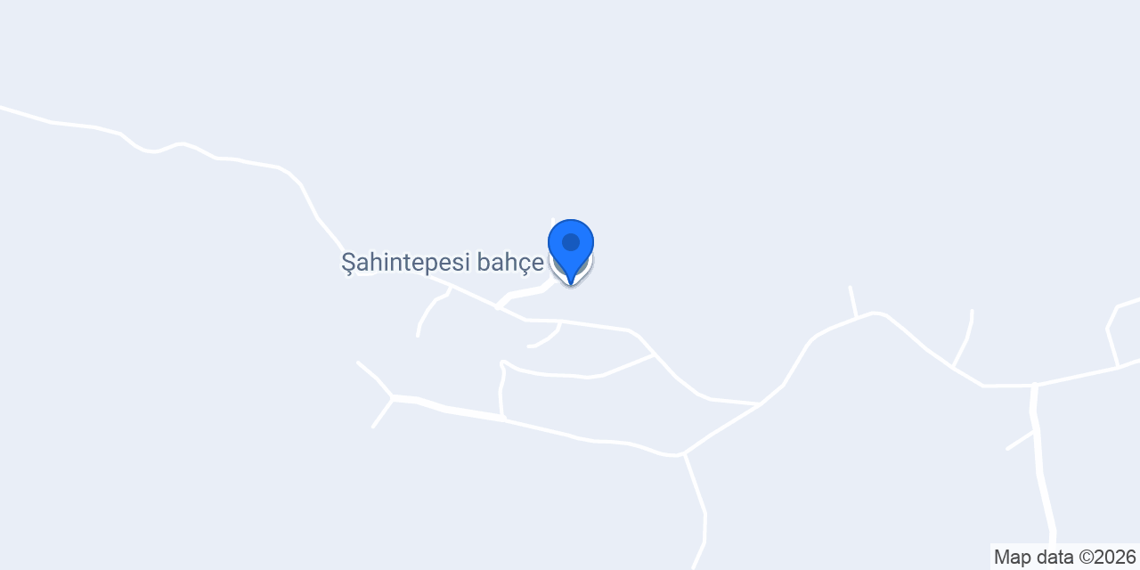 Şahintepesi bahçe konumu