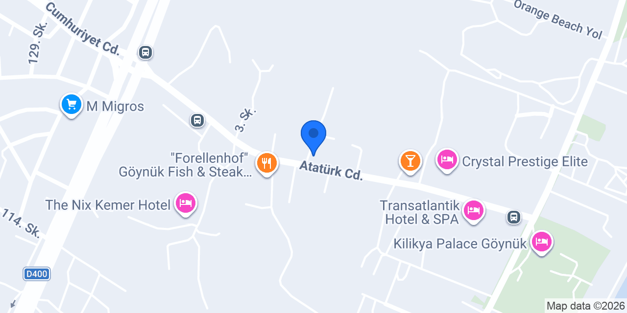 Ahva Restorant konumu