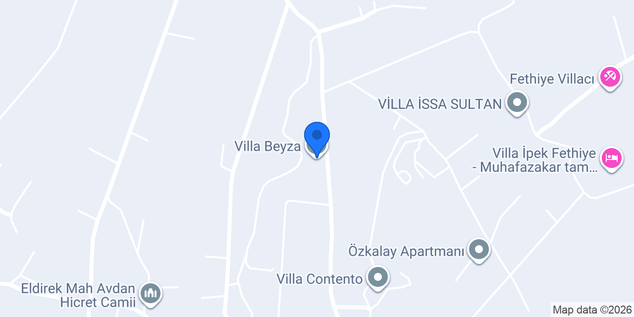 Villa Beyza konumu