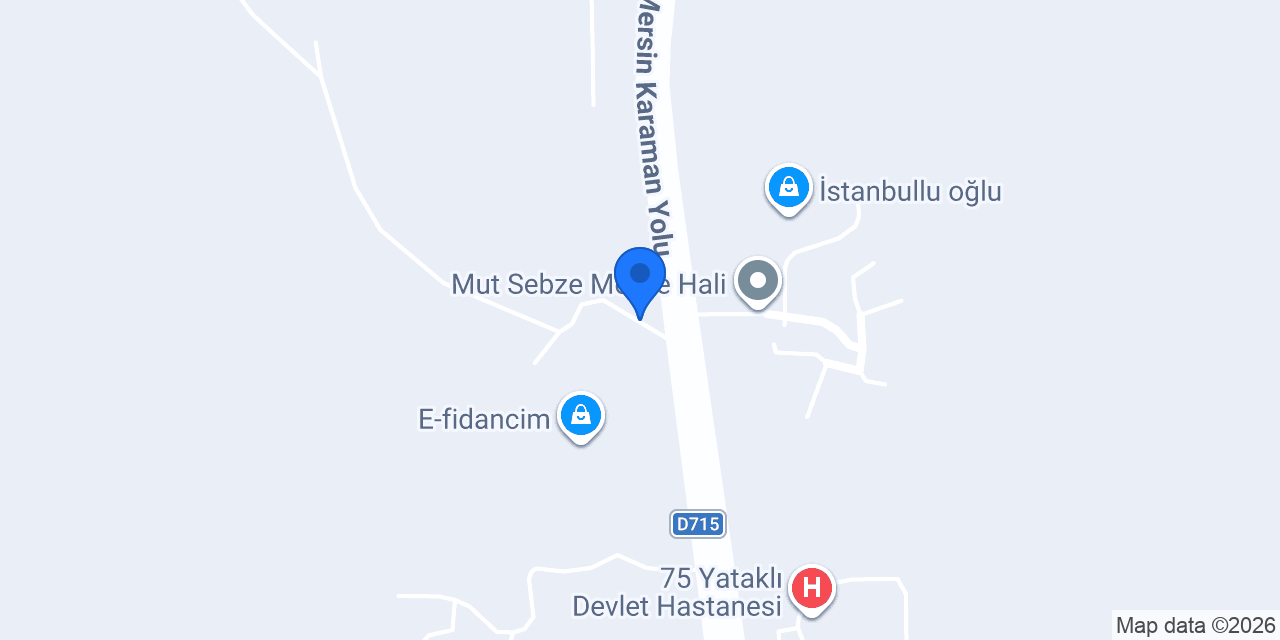 Mut Zeytinyağı Evi konumu