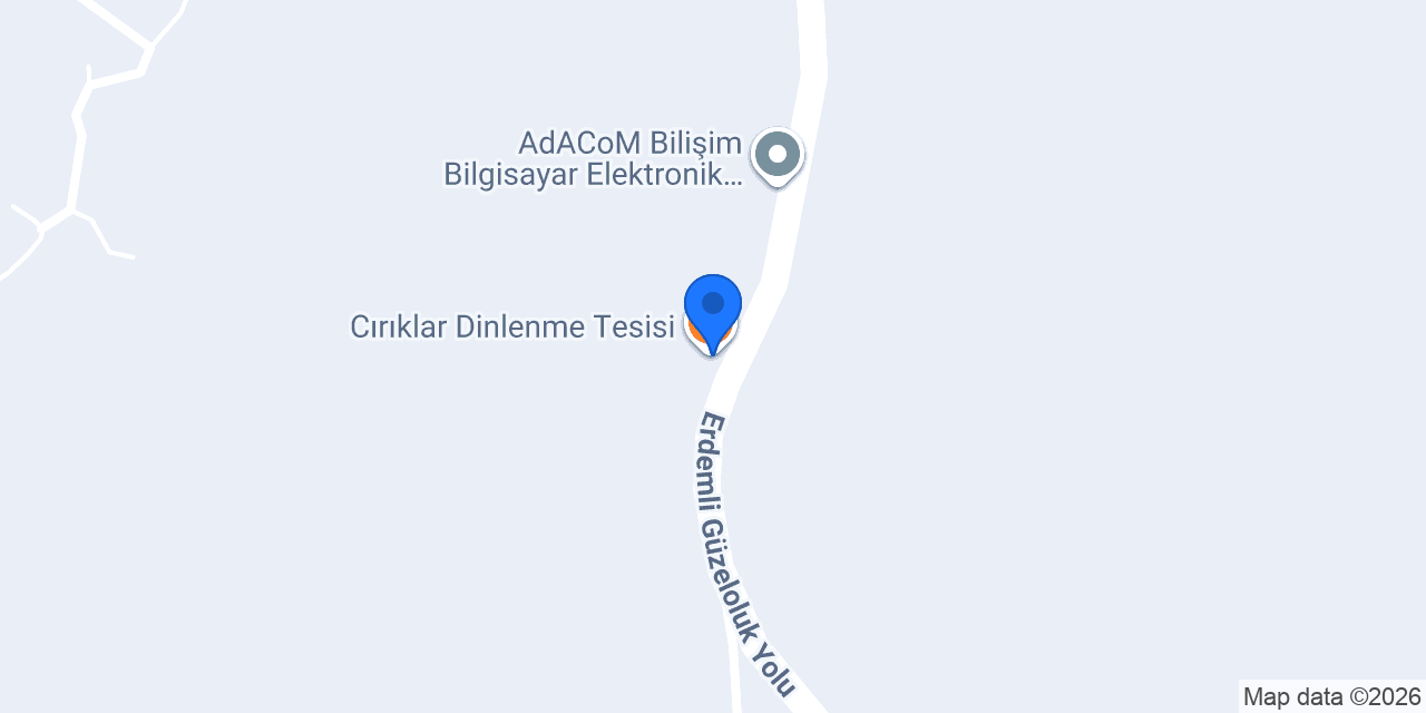 Cırıklar Dinlenme Tesisi konumu