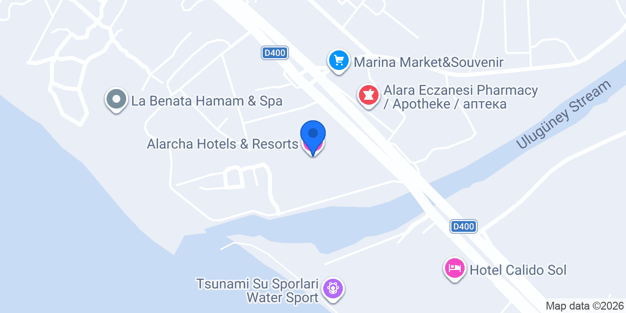 Alarcha Hotels & Resorts konumu