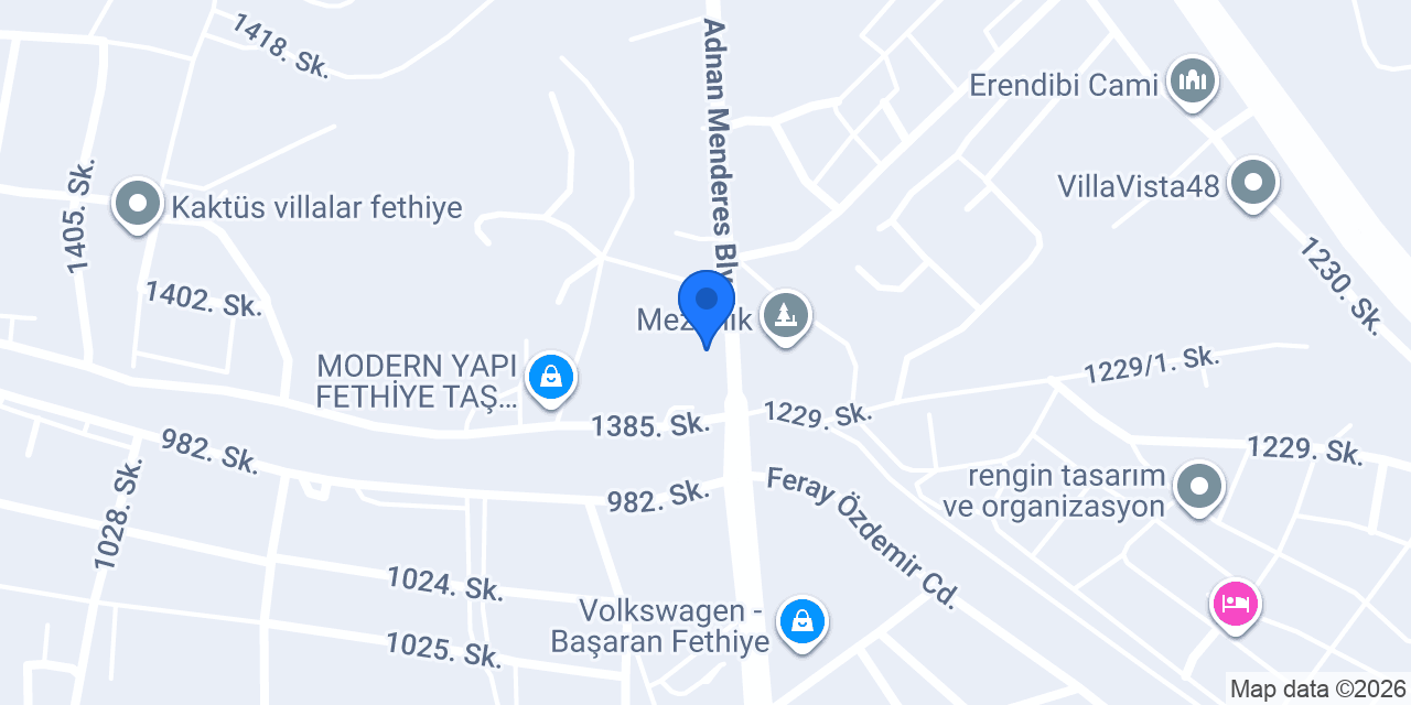 Dadaş Şömine konumu