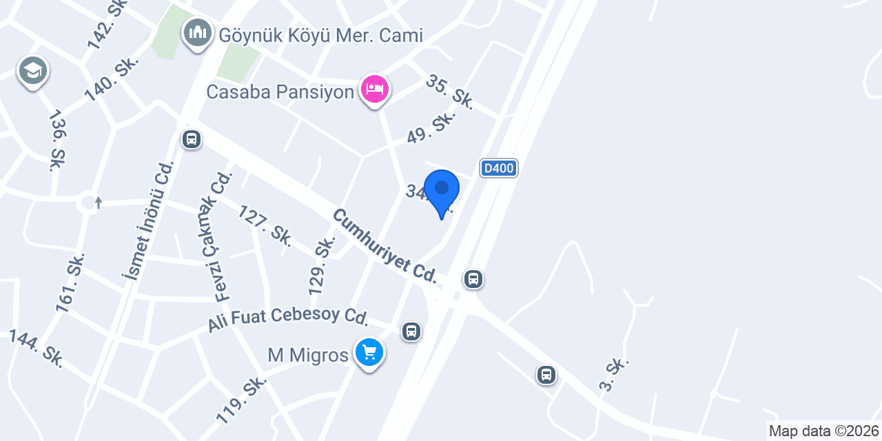 Özel Altın Kemer Sürücü Kursu konumu