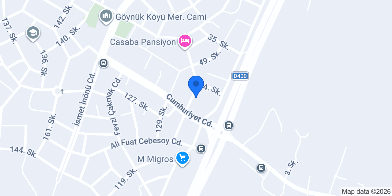 AYBUKET ÇİÇEKÇİLİK GÖYNÜK konumu