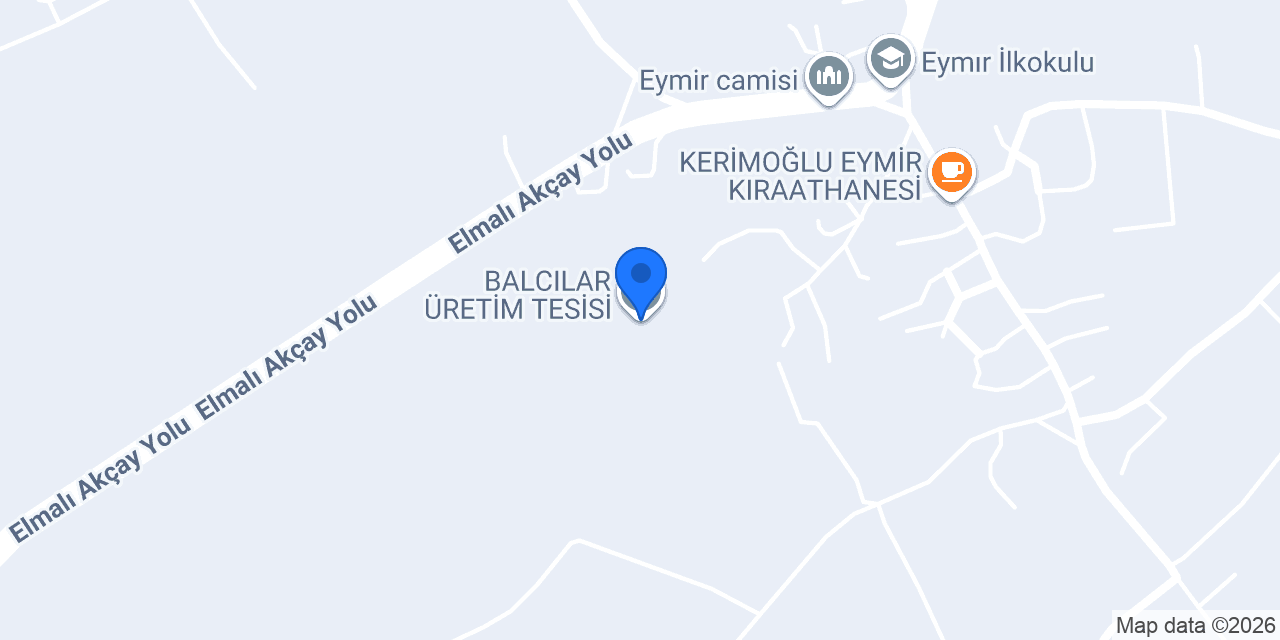 BALCILAR ÜRETİM TESİSİ konumu