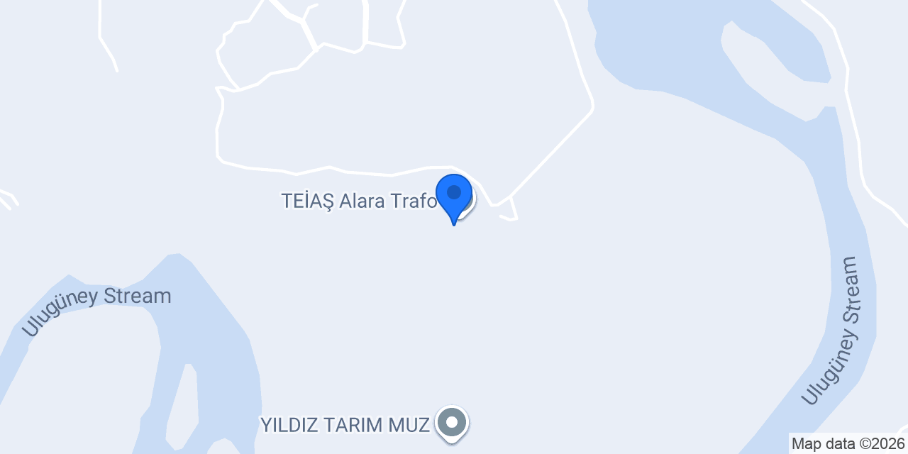 TEİAŞ Alara Trafo konumu