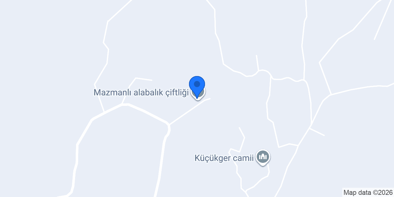 Mazmanlı alabalık çiftliği konumu
