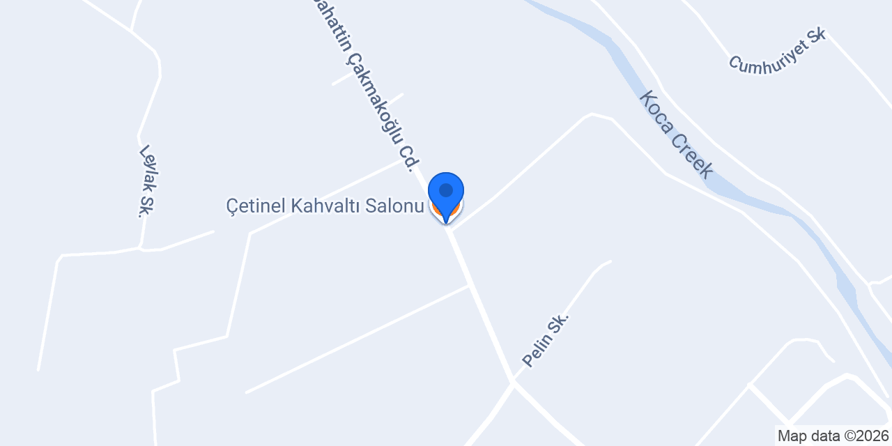 Çetinel Kahvaltı Salonu konumu