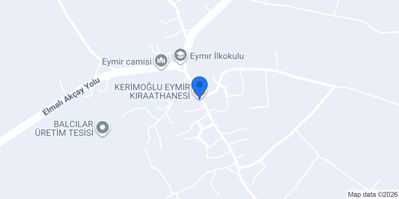 KERİMOĞLU EYMİR KIRAATHANESİ konumu
