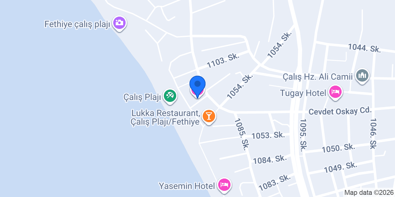 Yücel Hotel konumu