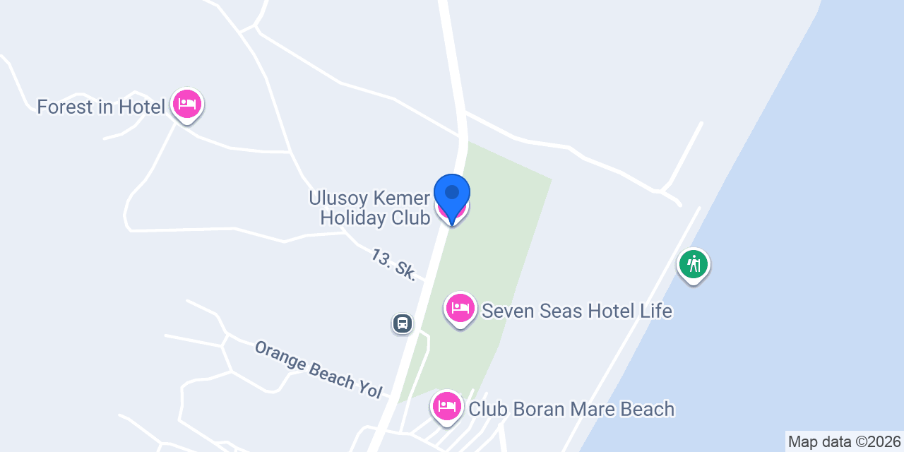 Ulusoy Kemer Holiday Club konumu