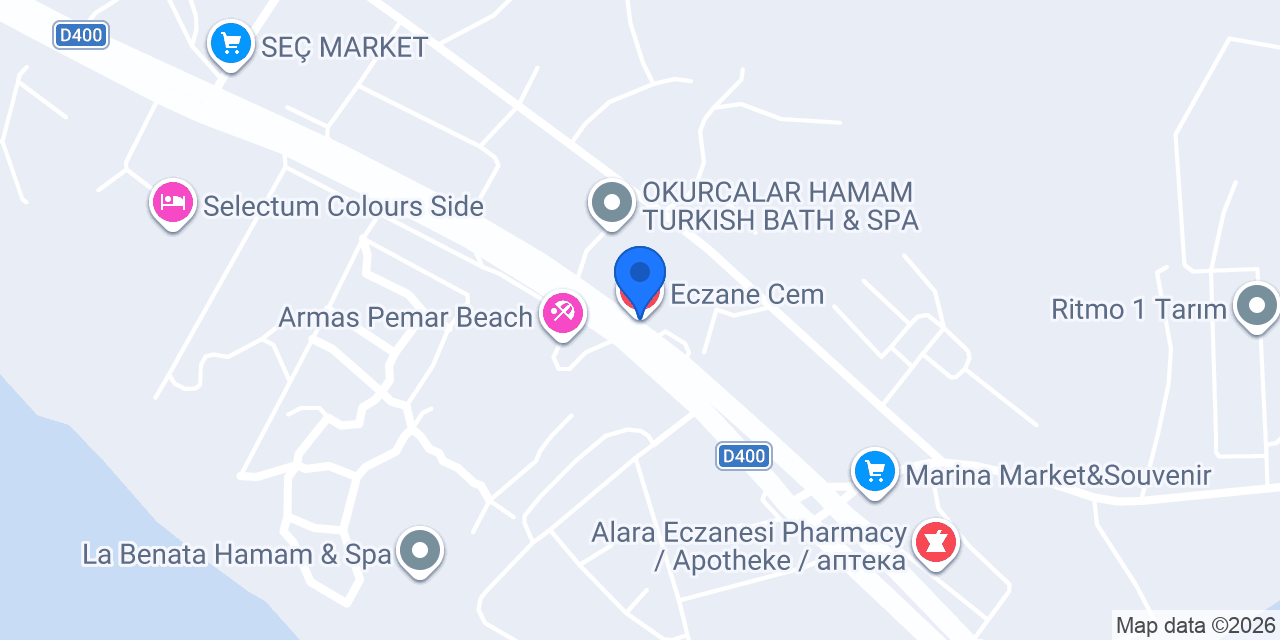 Eczane Cem konumu