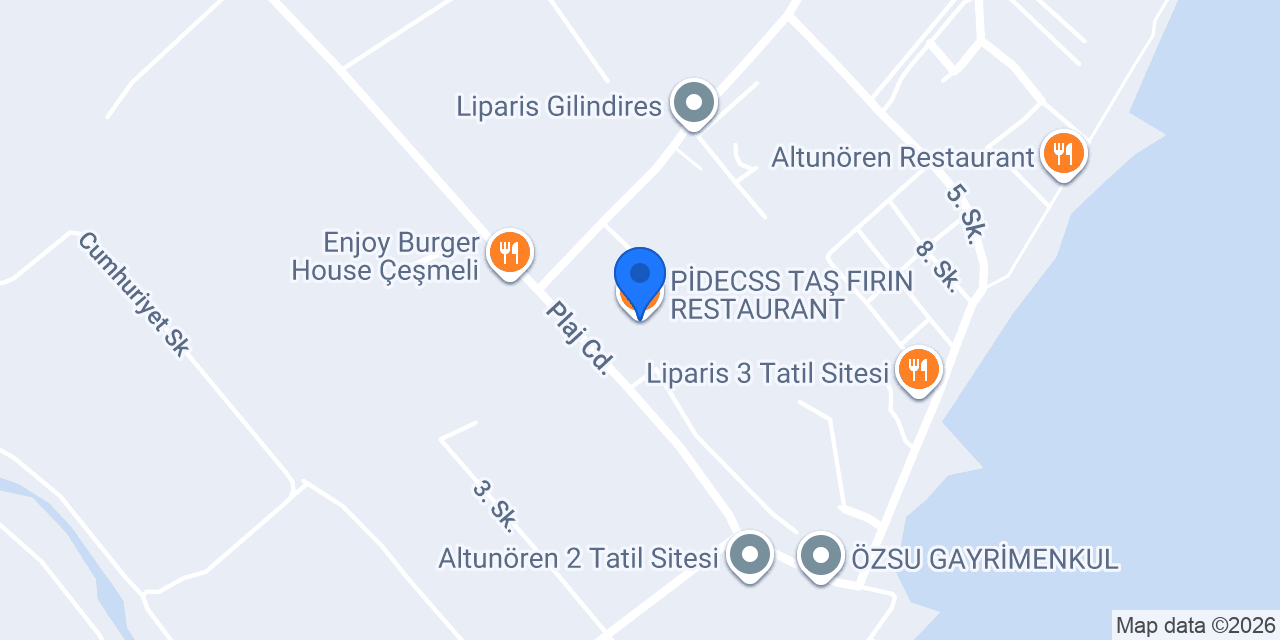 PİDECSS TAŞ FIRIN RESTAURANT konumu