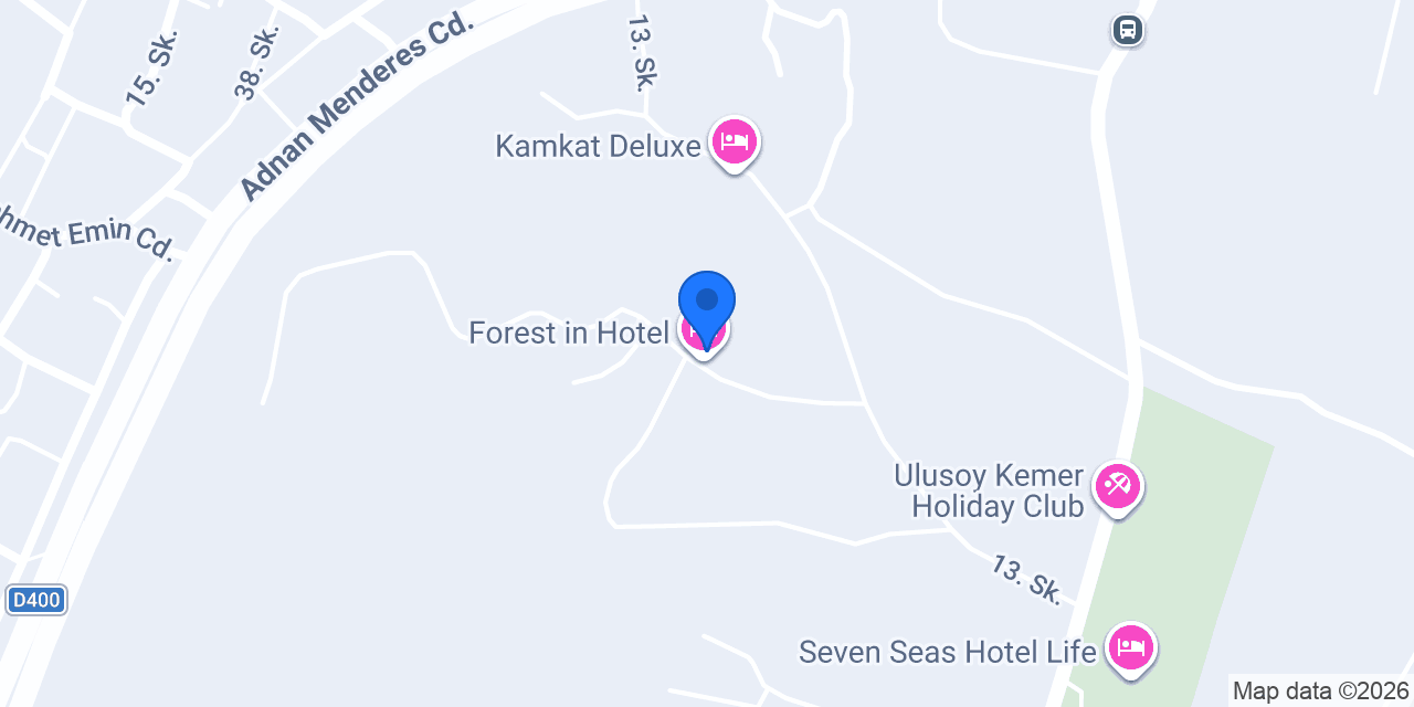 Forest in Hotel konumu