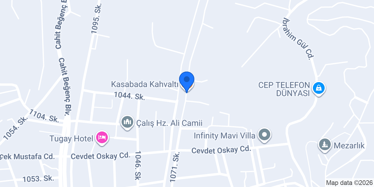 Kasaba Butik Otel konumu