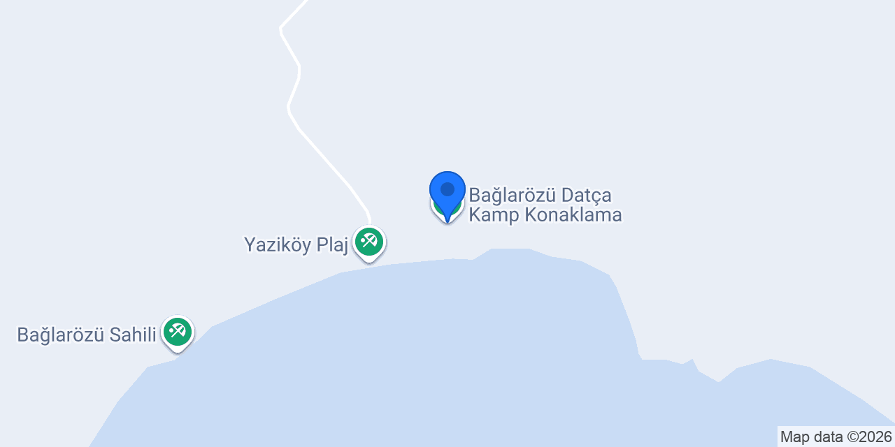 Bağlarözü Datça Kamp Konaklama konumu