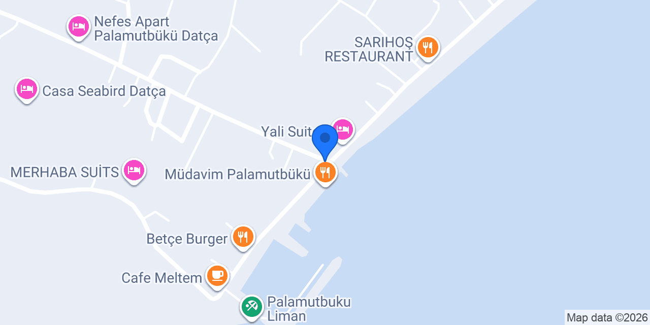 Sahilde MeyHane&Bistro konumu