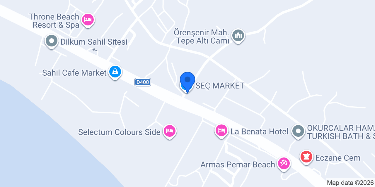 SEÇ MARKET konumu