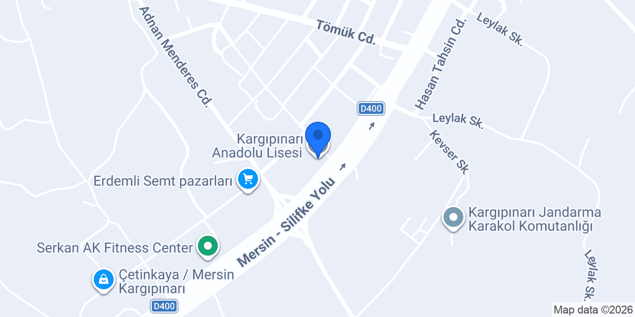 Kargıpınarı Anadolu Lisesi konumu