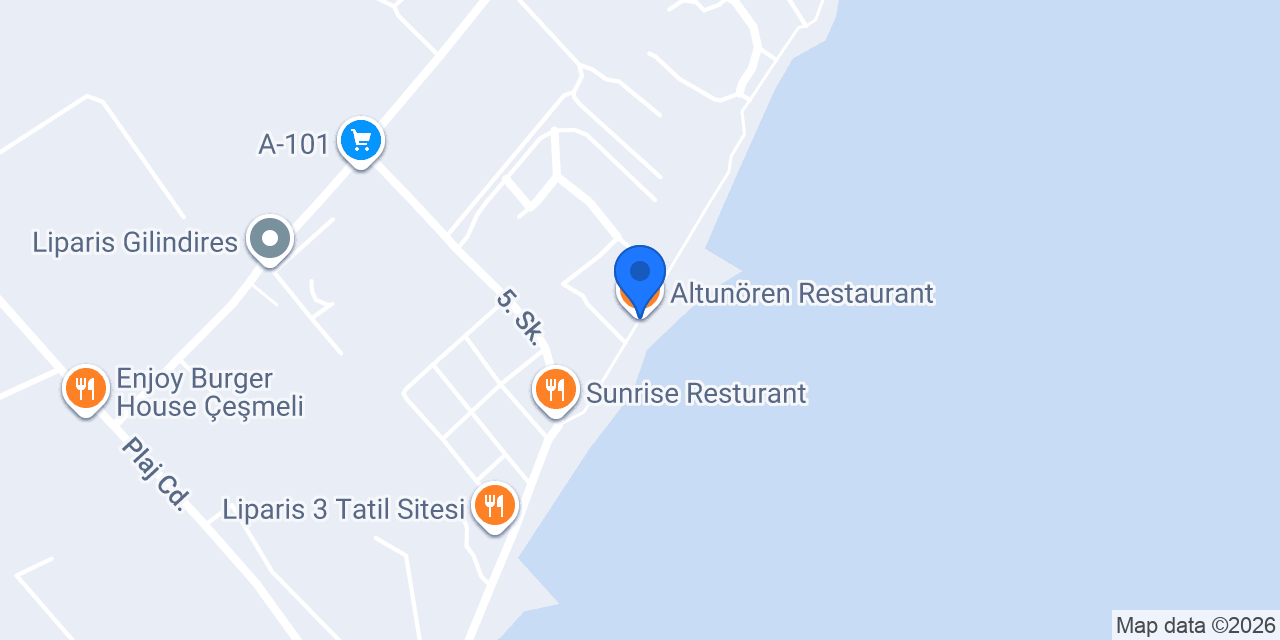 Altunören Restaurant konumu