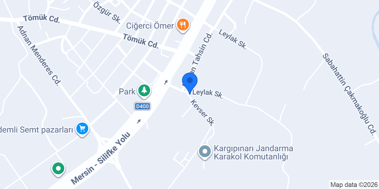 BURAK AUTO ERDEMLİ konumu