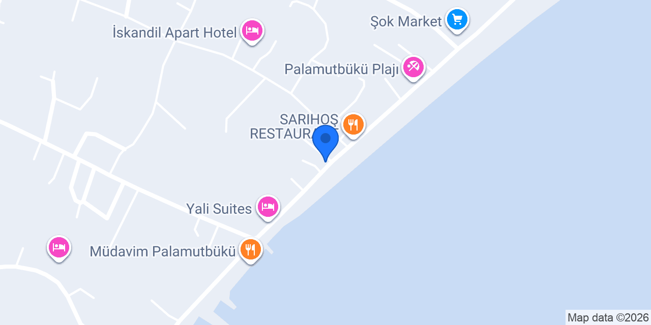 Toksözler Restaurant Erdinç’in Yeri konumu