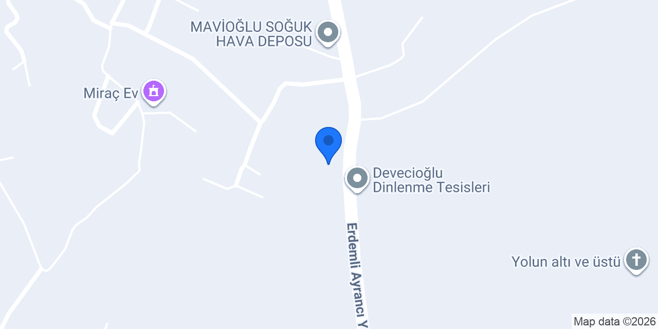 Erdemli Sefa Tarım konumu