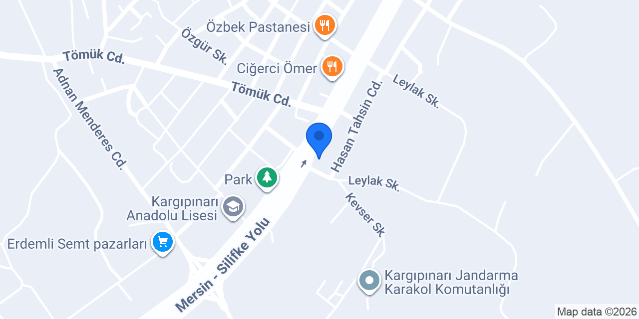 Bulut Garage konumu