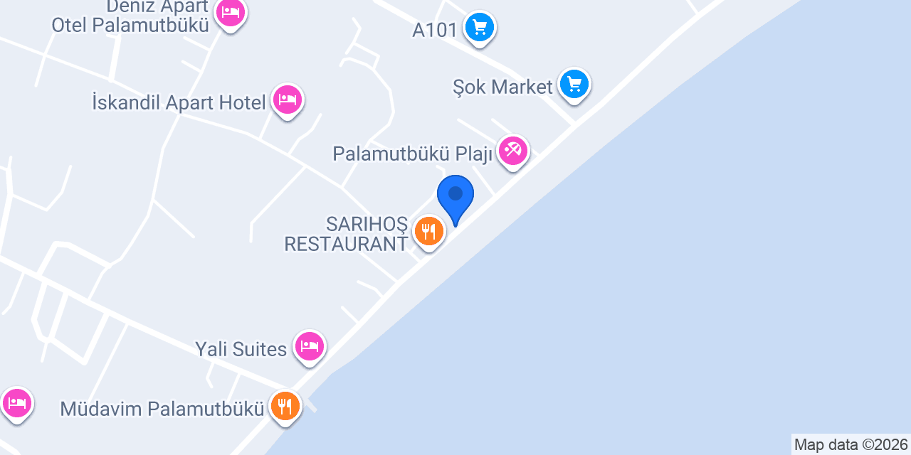 Badem Motel konumu