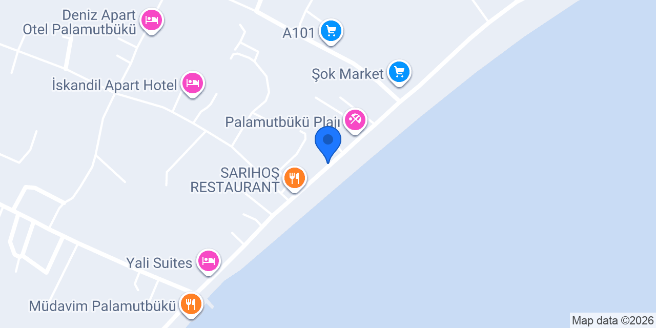 Datça Palamutbükü Macrokiosk konumu