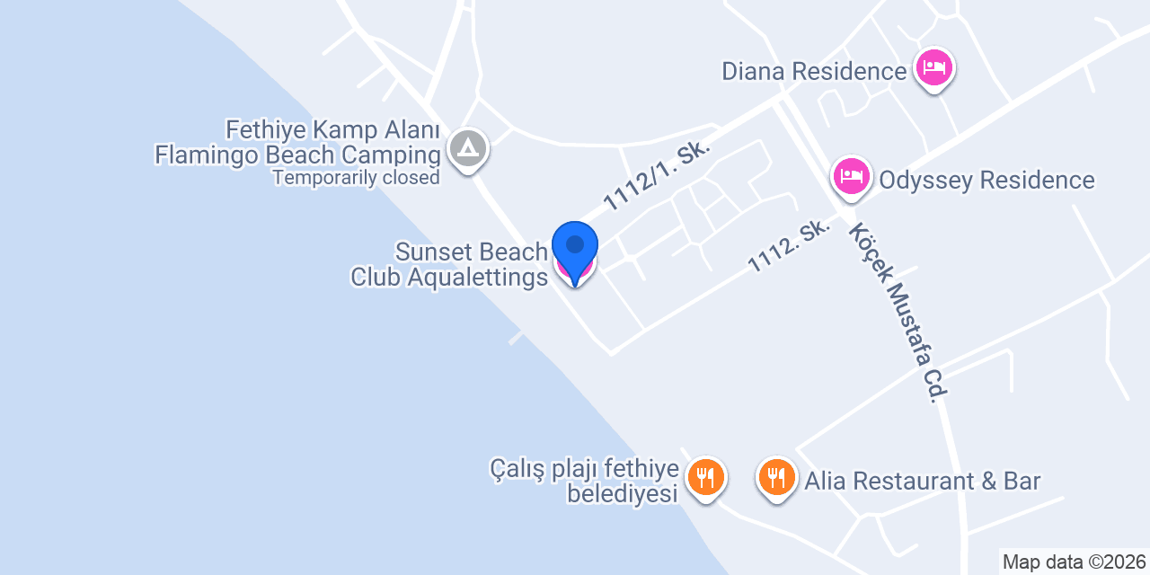 Sunset Beach Club Aqua Lettings konumu